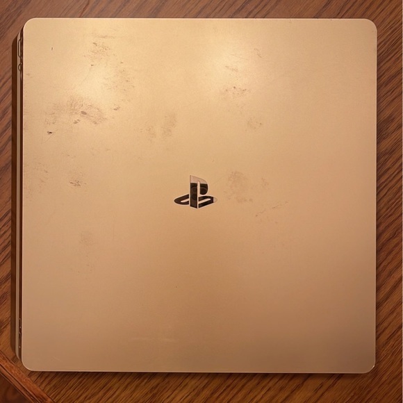 PlayStation 4 Limited Edition Slim Console in Gold 1TB with Controller - Picture 6 of 6